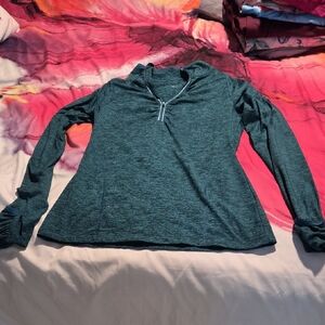 Kirkland Signature Women's Dark Teal Athletic Top